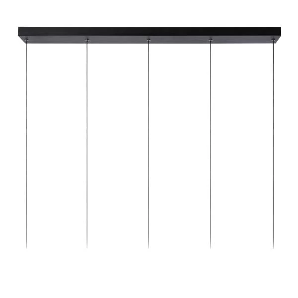 Lucide MARGARY - Pendelleuchten - LED Dim. - 5x4,2W 2700K - Schwarz - detail